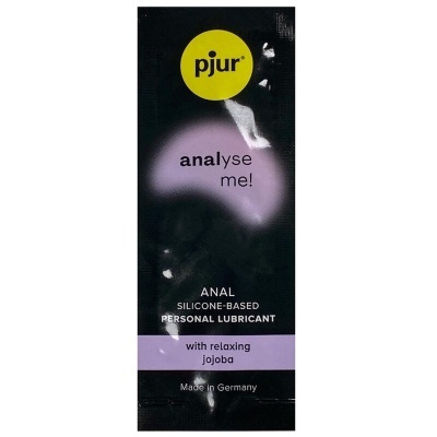 Embalagem de lubrificante pessoal anal à base de silicone com jojoba