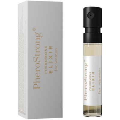 Frasco de perfume PheroStrong com caixa branca
