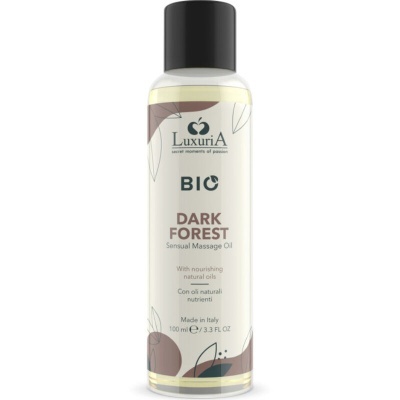 Frasco de óleo de massagem Luxuria Dark Forest BIO 100 ml