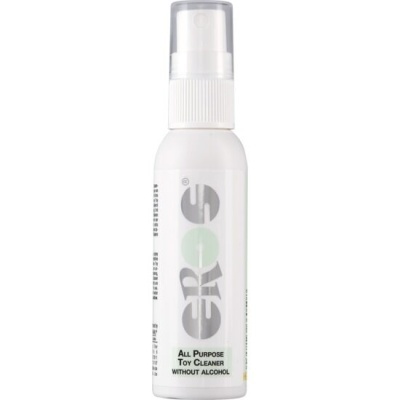 Frasco branco de spray toy cleaner sem álcool