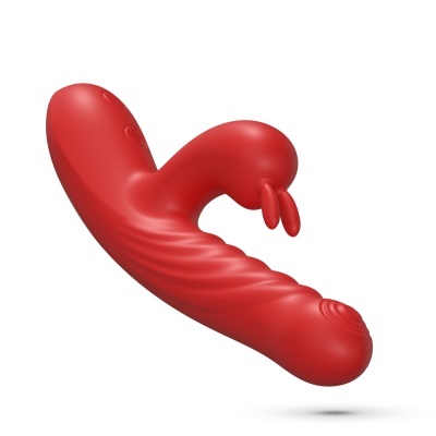 Dispositivo vermelho curvo com botões