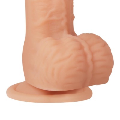 Produto de silicone realista com base circular