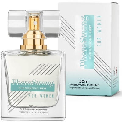 Frasco de perfume PheroStrong PHEROMONE JUST FOR WOMEN de 50ml com caixa