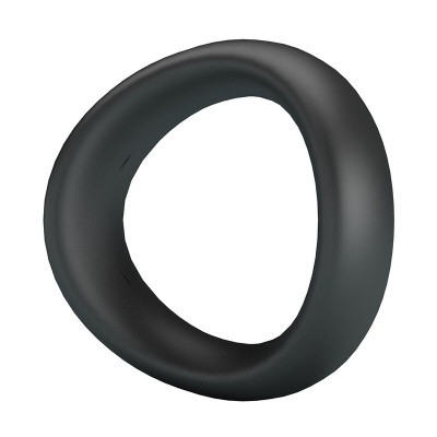 anel masculino preto circular