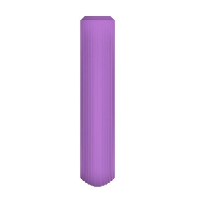 Colchonete de yoga roxo com textura ondulada