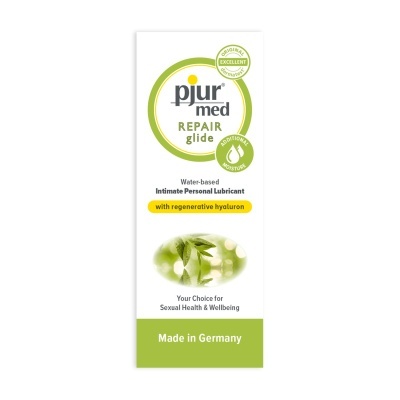 Embalagem de lubrificante íntimo pjur med REPAIR glide