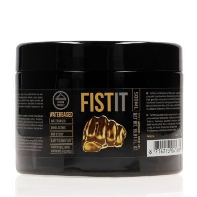 Frasco preto de 500ml FISTIT lubrificante à base de água