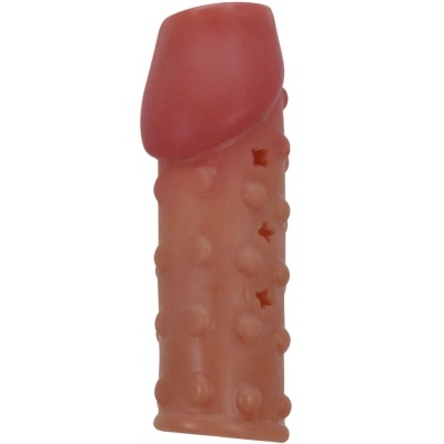 Capa protetora de silicone salmão com bolhas e estrelas em fundo branco