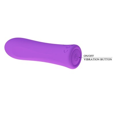 Vibrador roxo com botão ON/OFF