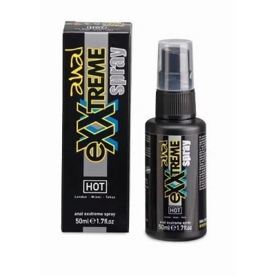 Spray preto com caixa preta anal extreme spray HOT 50ml