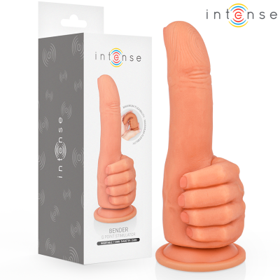 Estimulador G Point pele com dedos e embalagem Intense Bender