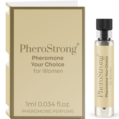 Frasco e embalagem de perfume com feromonas para mulheres cor bege