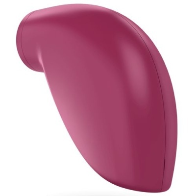 Dispositivo eletrônico rosa com formato curvado