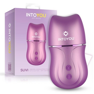 Dispositivo roxo ergonómico e embalagem INTOYOU SUVI