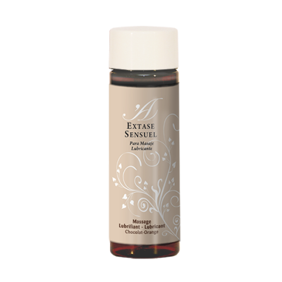 Frasco de óleo de massagem Extase Sensuel com aroma Chocolate-Laranja