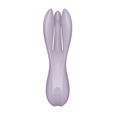 Produto lavanda com três lâminas e símbolos CE e lixo eletrônico