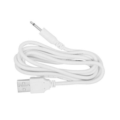 Cabo branco USB para jack 3,5 mm