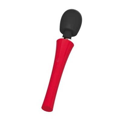 Massageador vermelho com ponta preta