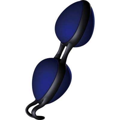 Conjunto de bolas geisha azul e preto isoladas