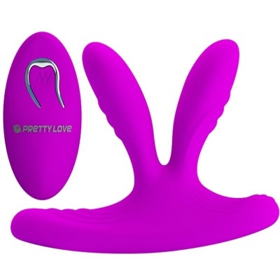 Produto íntimo rosa magenta com controle remoto PRETTY LOVE