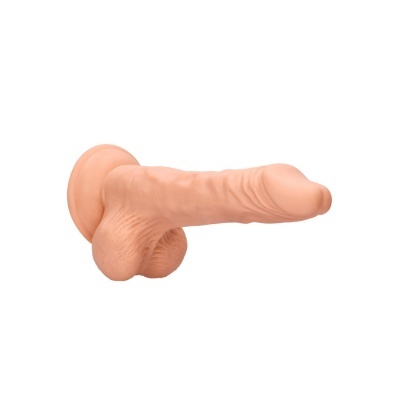Dildo realista cor pele com base de ventosa