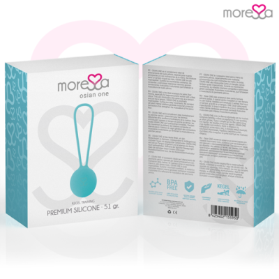 Embalagem More Ssa Osian One treino Kegel silicone azul