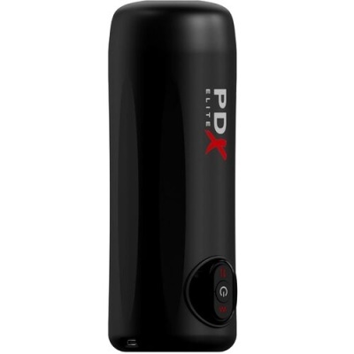 Dispositivo preto PDX ELITE X com botões, fundo branco