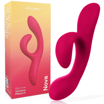 Vibrador rosa em silicone com embalagem We-Vibe