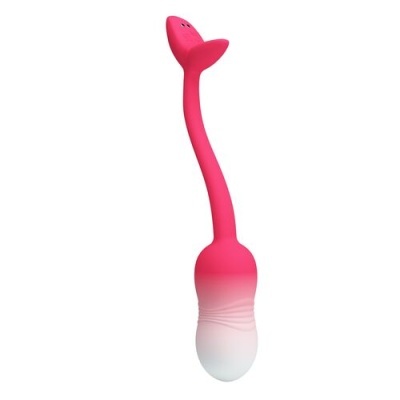 Escova de plástico rosa com cabo longo e ponta curva para chávena
