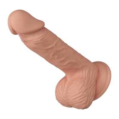 Dildo realista cor de pele com base de ventosa