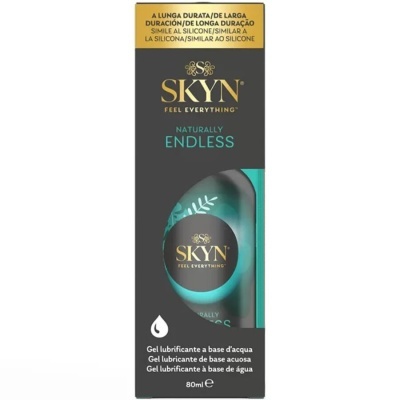 Embalagem de gel lubrificante SKYN Naturally Endless 80 ml