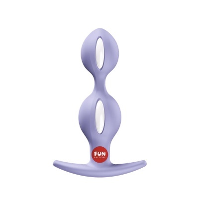 Plug anal lilás com esferas e base alargada FUN FACTORY