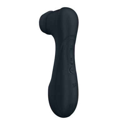 Dispositivo electrónico preto ergonómico com três botões