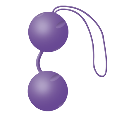 Bolas Ben Wa violeta com cordão