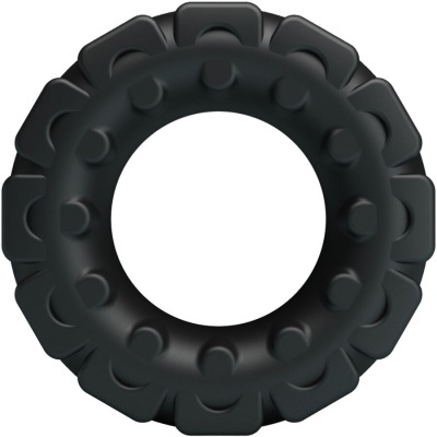 Pneu preto com padrão de piso texturizado