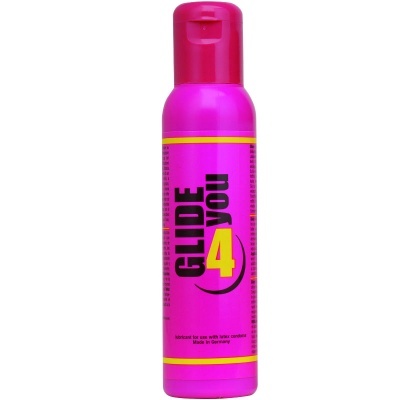 Frasco rosa de lubrificante GLIDE YOU 4