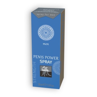 Embalagem azul e cinzenta para spray masculino Penis Power Spray