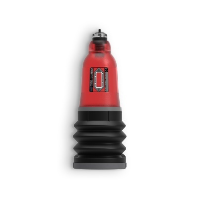 Iluminação subaquática portátil vermelha e preta com conector hidráulico