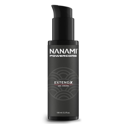 Frasco preto de creme NANAMI POWEROCORE