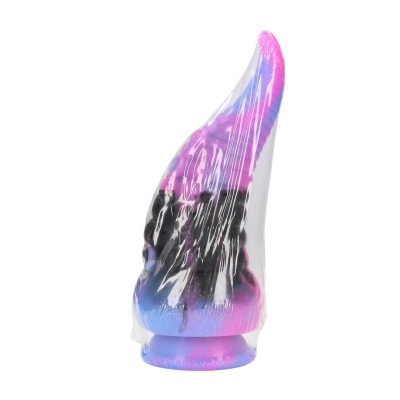 Produto cromático em silicone com embalagem plástica transparente