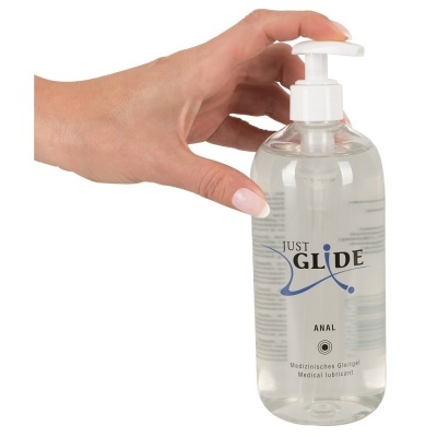 Frasco de gel lubrificante médico transparente com tampa de bomba