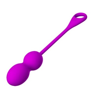 Produto rosa com duas esferas conectadas por cabo flexível com argola