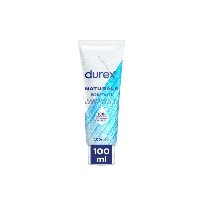 Frasco de lubrificante Durex Naturals 100 ml