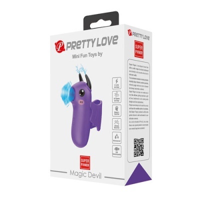 Embalagem do brinquedo miniatura roxo Pretty Love Magic Devil