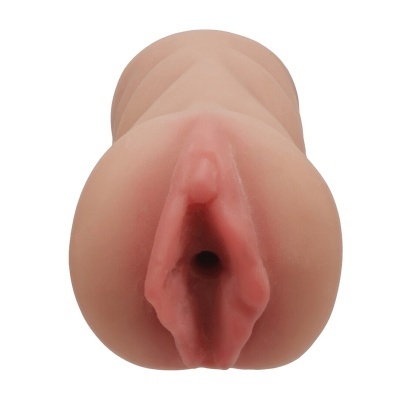 Masturbador masculino em silicone bege e rosa