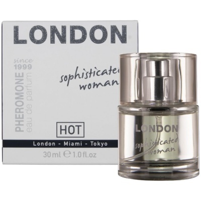 Frasco e caixa de perfume London sophisticated woman
