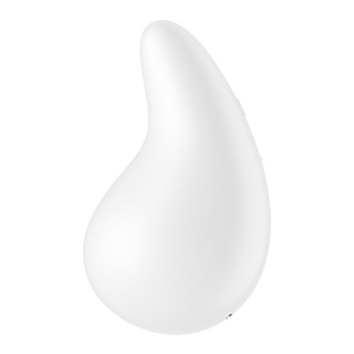 Produto branco com formato curvo e textura lisa num fundo branco.