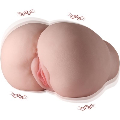 Masturbador masculino em silicone realista em forma de nádegas