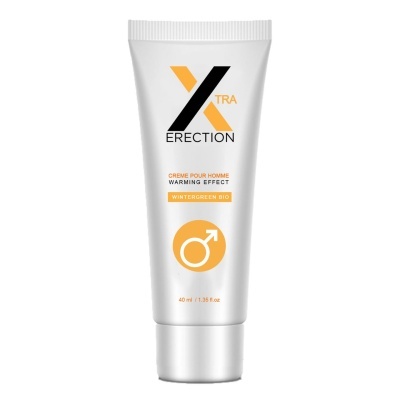 Frasco branco de creme para homem com texto e símbolo masculino