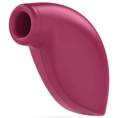 Produto ergonómico vinho com boca circular e superfície lisa